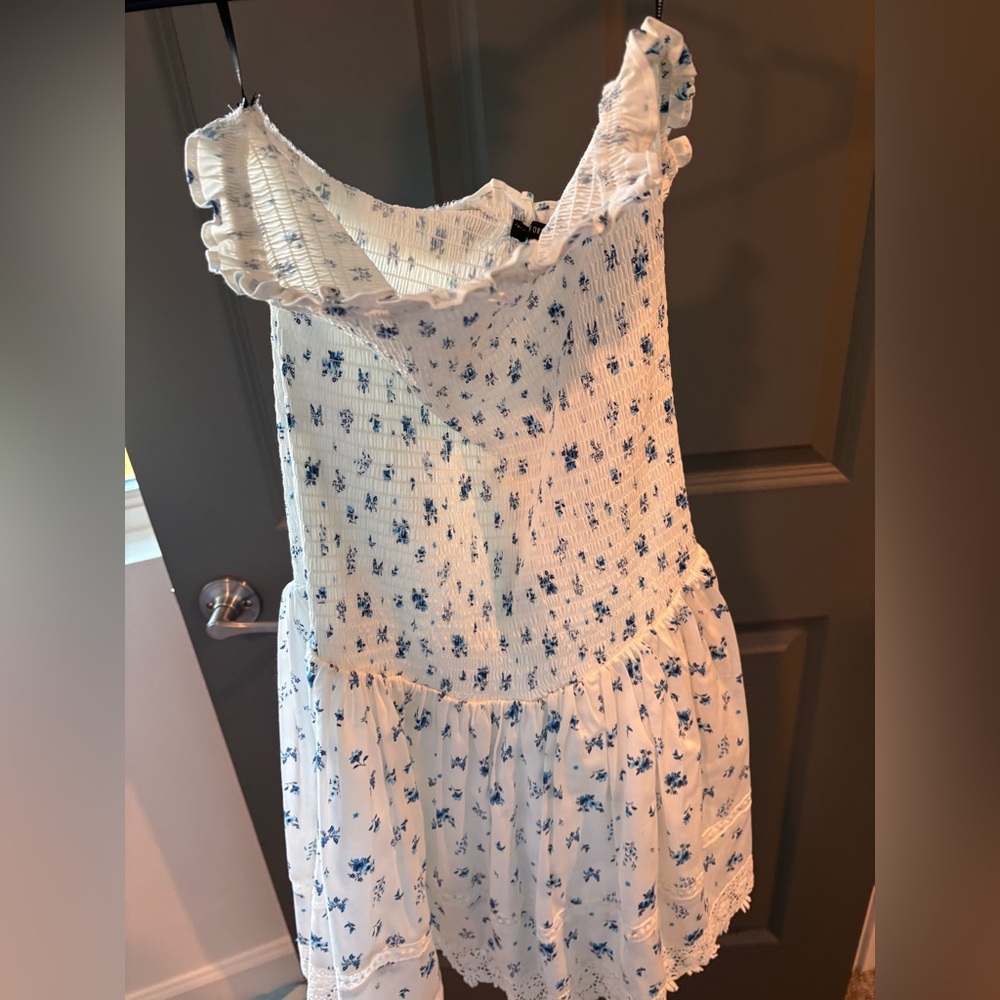 Forever 21 size XL strapless flower dress